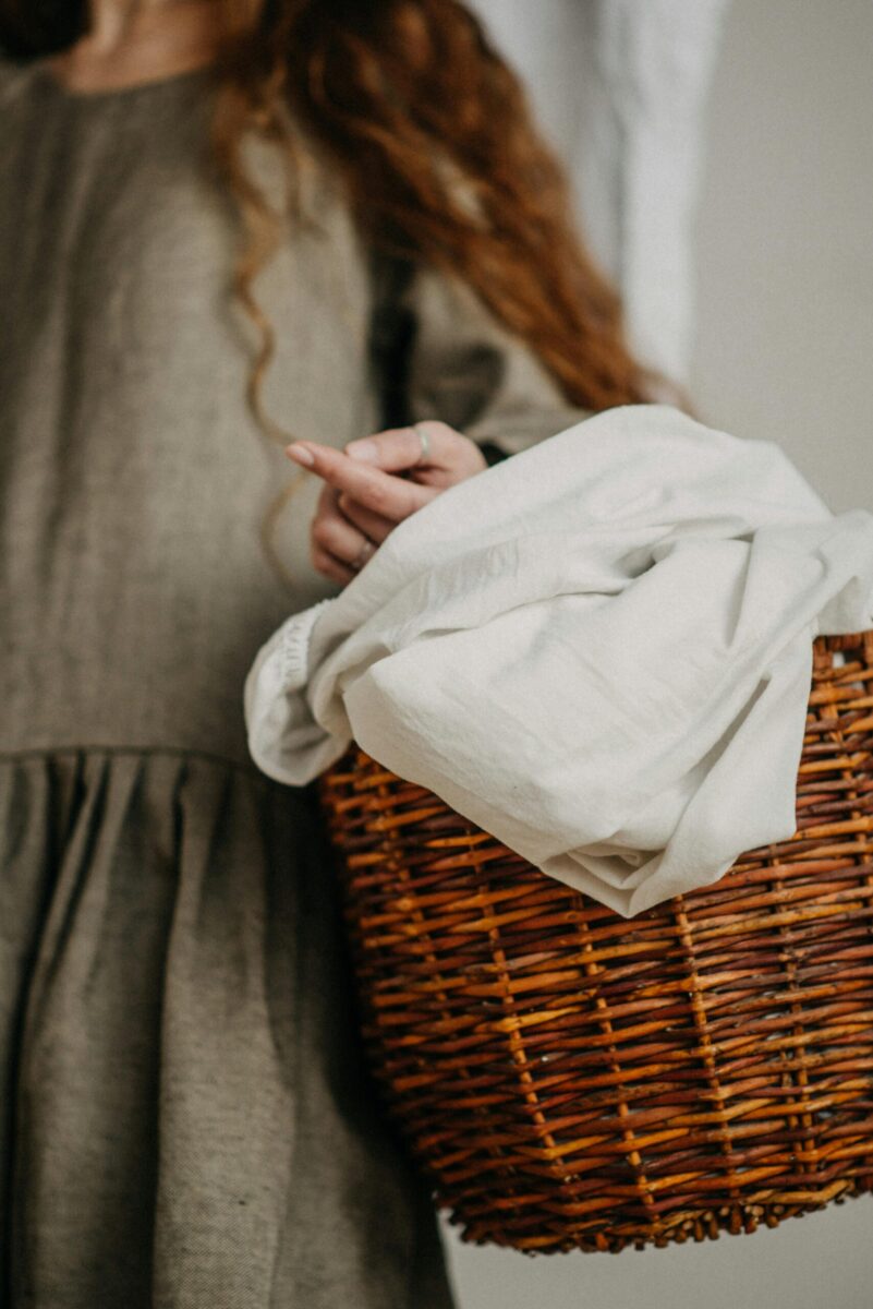 Simplified large family laundry routine